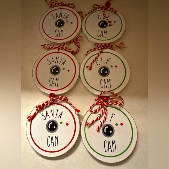Santa Cam & Elf Cam ornaments - Picture 1 of 5